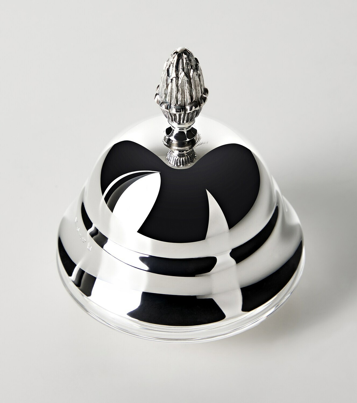 Christofle Malmaison silver-plated butter dish