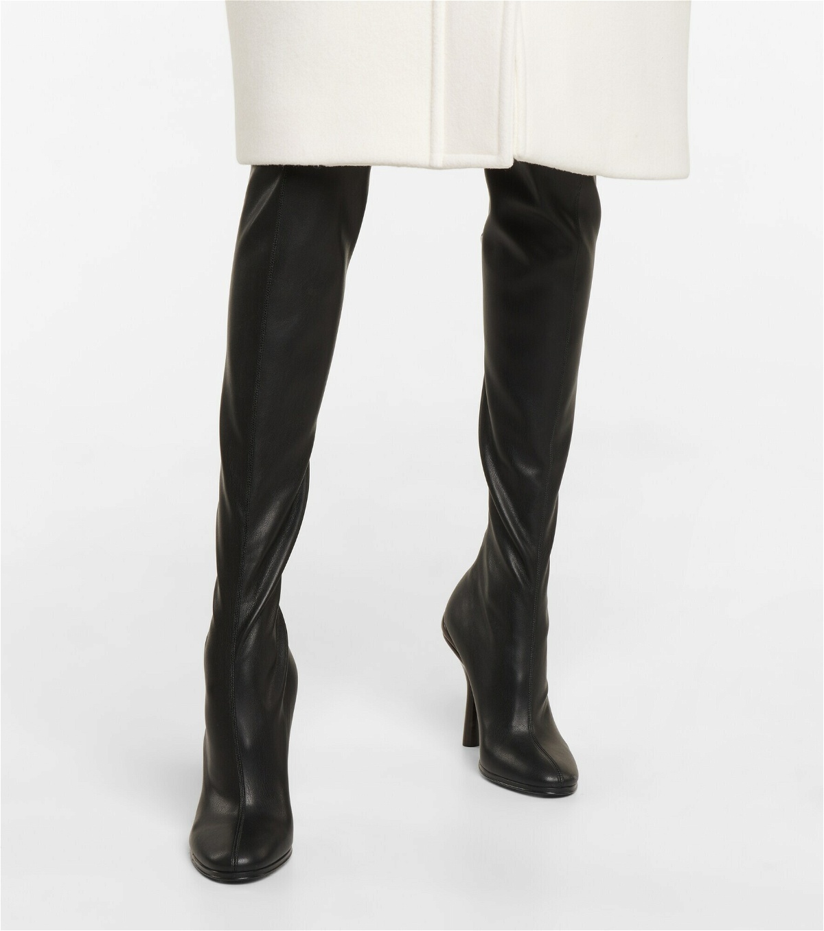 Burberry - Over-the-knee faux leather boots Burberry