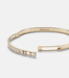 Messika Move Noa KM 18kt gold bangle with diamonds