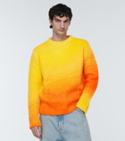 ERL - Gradient mohair-blend sweater