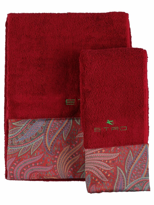Photo: ETRO - Set Of 2 Calathea Cotton Towels