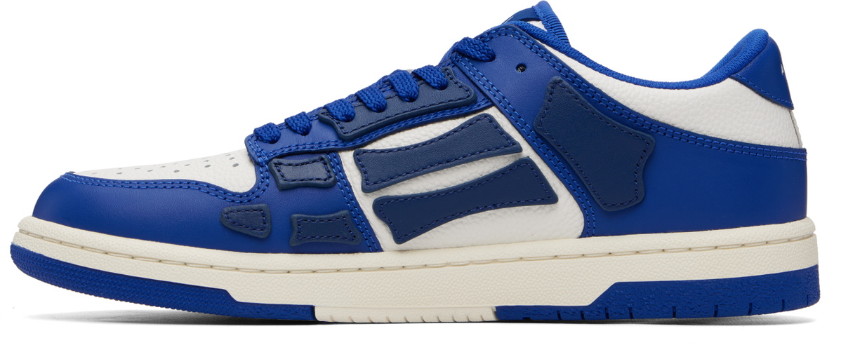AMIRI Navy & White Skel Top Low Sneakers