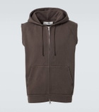 Our Legacy Motor cotton jersey zip-up vest