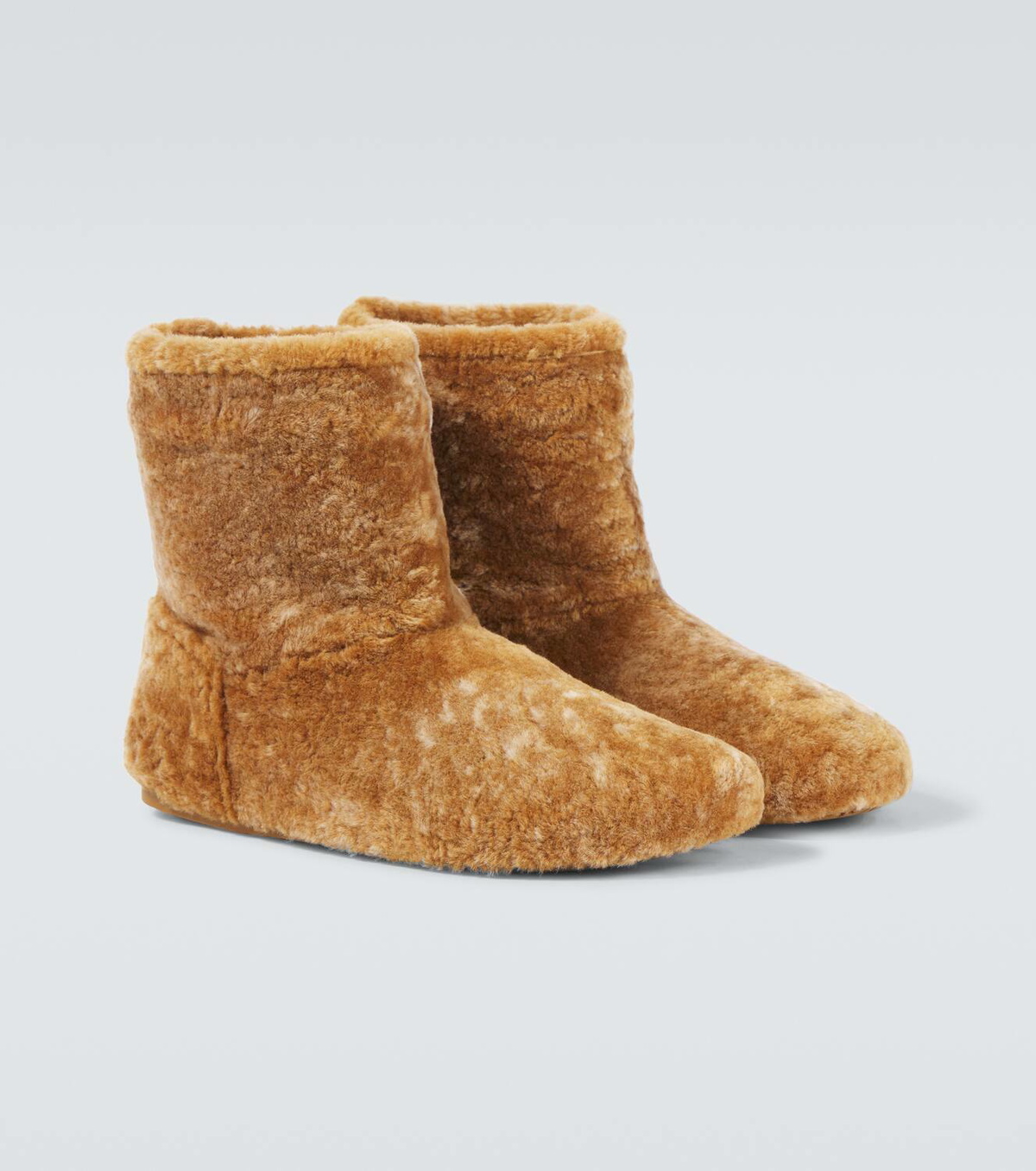ロエベ Loewe Campo Biker Shearling Boots LOEWE Campo Leather Biker Boots | Saks Fifth Avenue