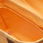 Acne Studios Men's Post Ripstop Suede Mini Messenger Bag in Yellow/Brown