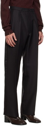 Maison Margiela Black Pleated Trousers