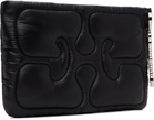 GANNI Black Quilted Re-Tech Pouch