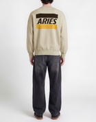 Aries Mens Sweatshirt Light in Grey
