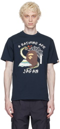 BAPE Navy Bonded T-Shirt