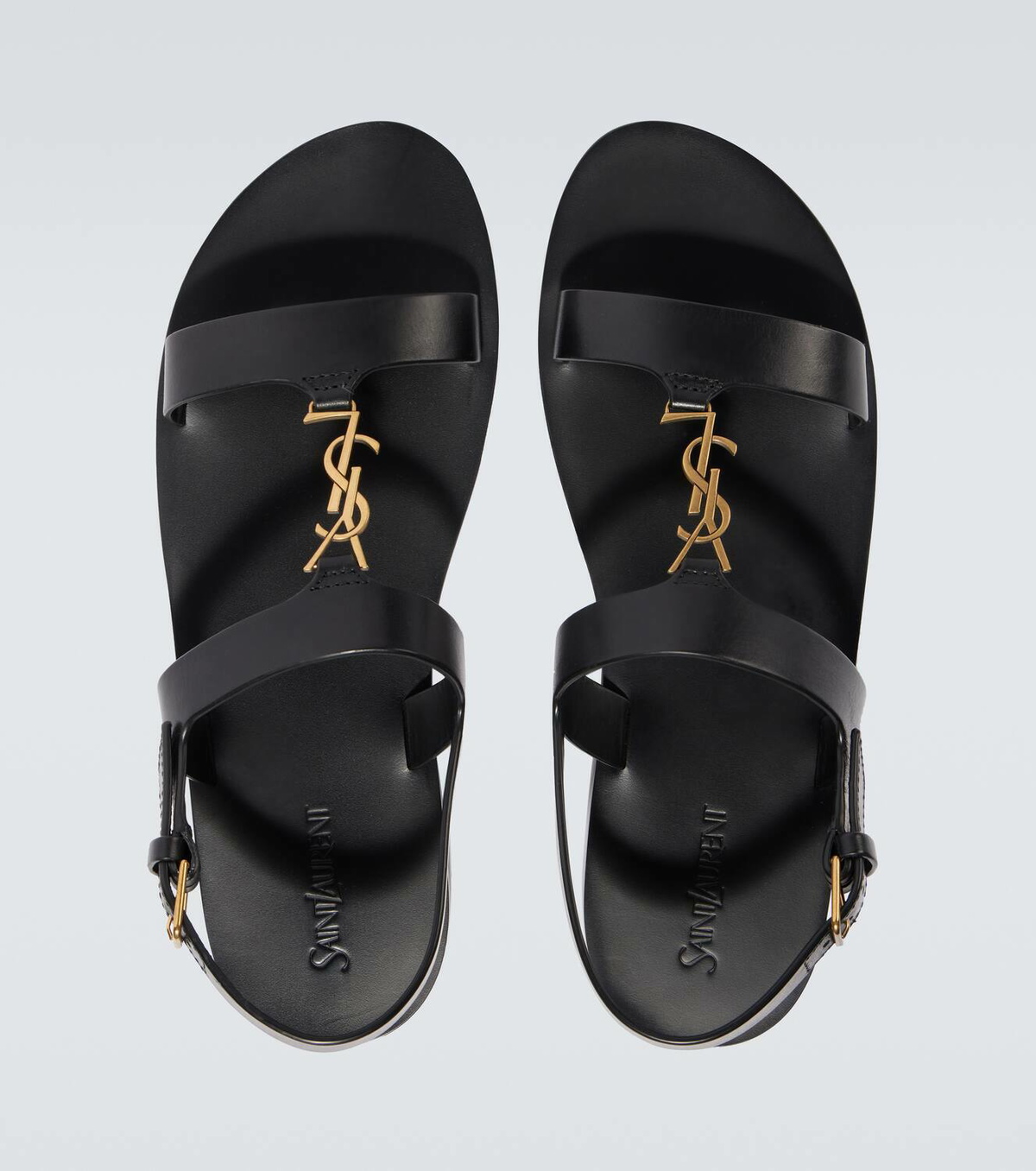 Saint Laurent Cassandre leather sandals