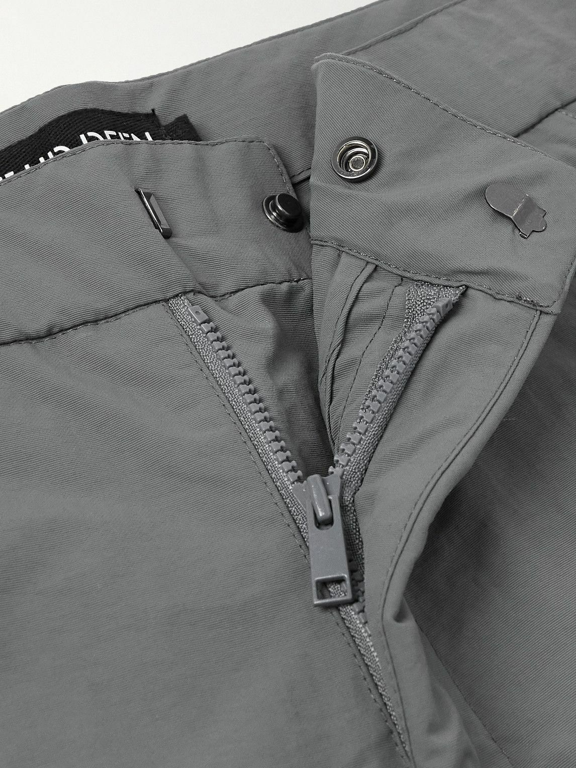 SAIF UD DEEN - Straight-Leg Nylon Trousers - Gray