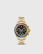 A Bathing Ape Type 4 Bapex Crystal Stone Gold Gold - Mens - Watches