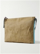 Acne Studios - Andemer Leather-Trimmed Appliquéd Coated-Canvas Messenger Bag