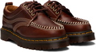 Dr. Martens Brown Lowell Leather Moc Toe Derbys