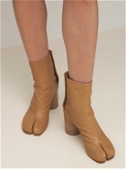 MAISON MARGIELA - 80mm Tabi Vintage Leather Ankle Boots