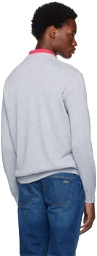 Lacoste Gray Crewneck Sweater
