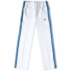 Casablanca Men's Caza Emblem Track Pant in White