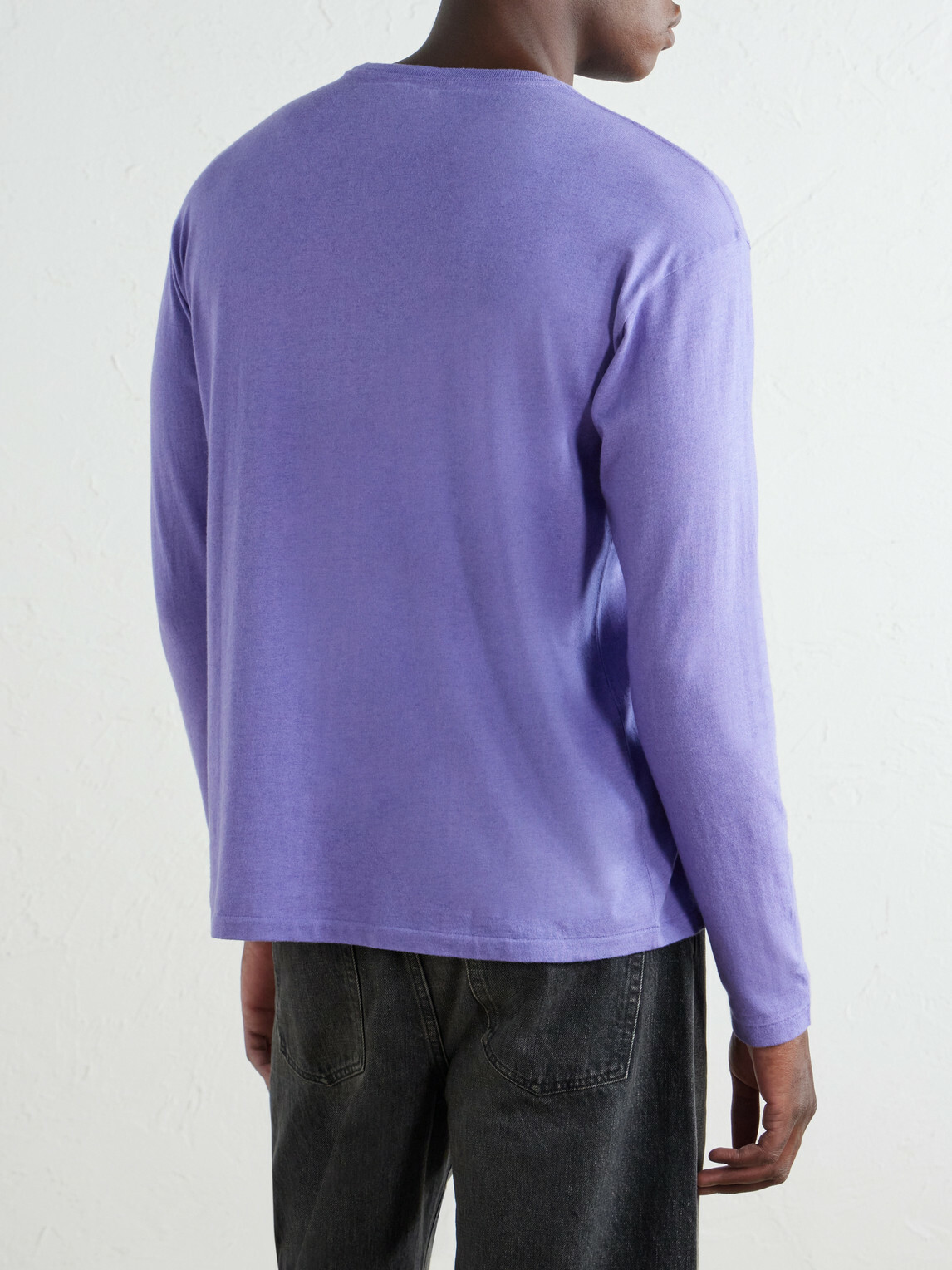 Auralee - Cotton-Jersey T-Shirt - Purple