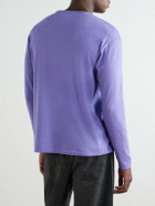 Auralee - Cotton-Jersey T-Shirt - Purple
