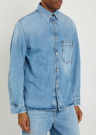Givenchy Denim Overshirt Jacket Light Blue