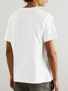 DIME - Mimic Logo-Print Cotton-Jersey T-Shirt - White