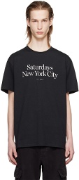 Saturdays NYC Black Miller T-Shirt