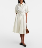 Prada Cotton-blend polo dress