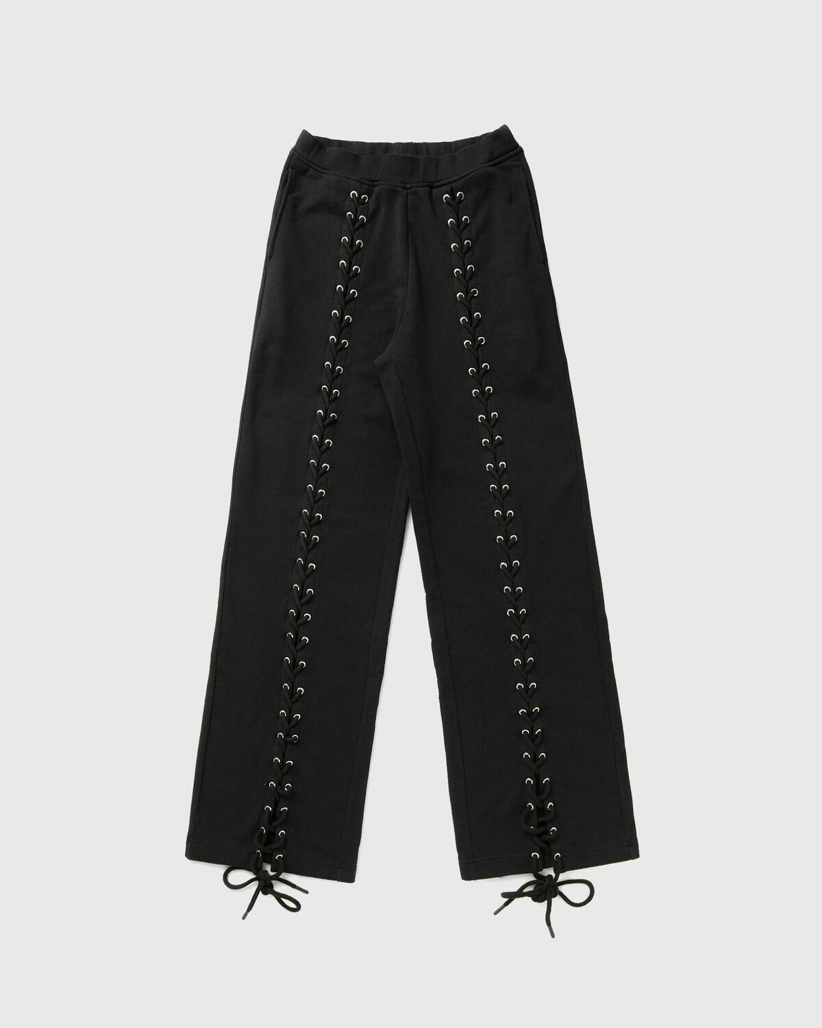 ROTATE Birger Christensen LACING SWEATPANTS Black Womens Casual Pant