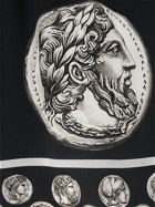 DOLCE & GABBANA - Ancient Coins Printed Silk Shorts