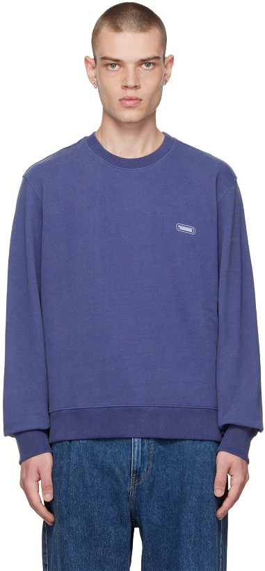 Photo: Solid Homme Blue Embroidered Sweatshirt