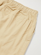 NIKE - NSW Tapered Cotton-Blend Twill Trousers - Neutrals