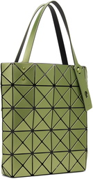 BAO BAO ISSEY MIYAKE Green Lucent Boxy Tote