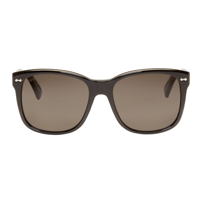 Photo: Gucci Black Square Sunglasses