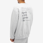 Sporty & Rich Men's Fitness 94 Sweatshirt in Heather Grey/Navy