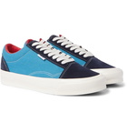 Vans - UA Old Skool NS OG LX Canvas and Suede Sneakers - Blue