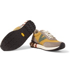 visvim - Attica Suede-Trimmed Nylon Sneakers - Yellow