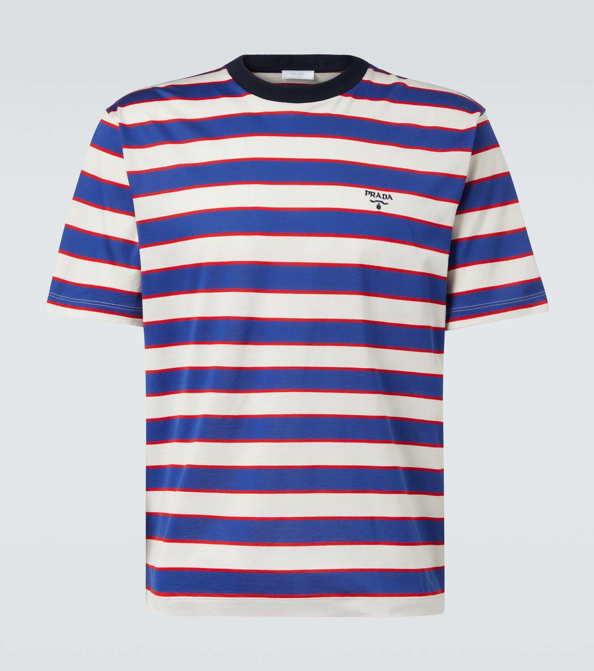 Prada Striped cotton jersey T-shirt Prada