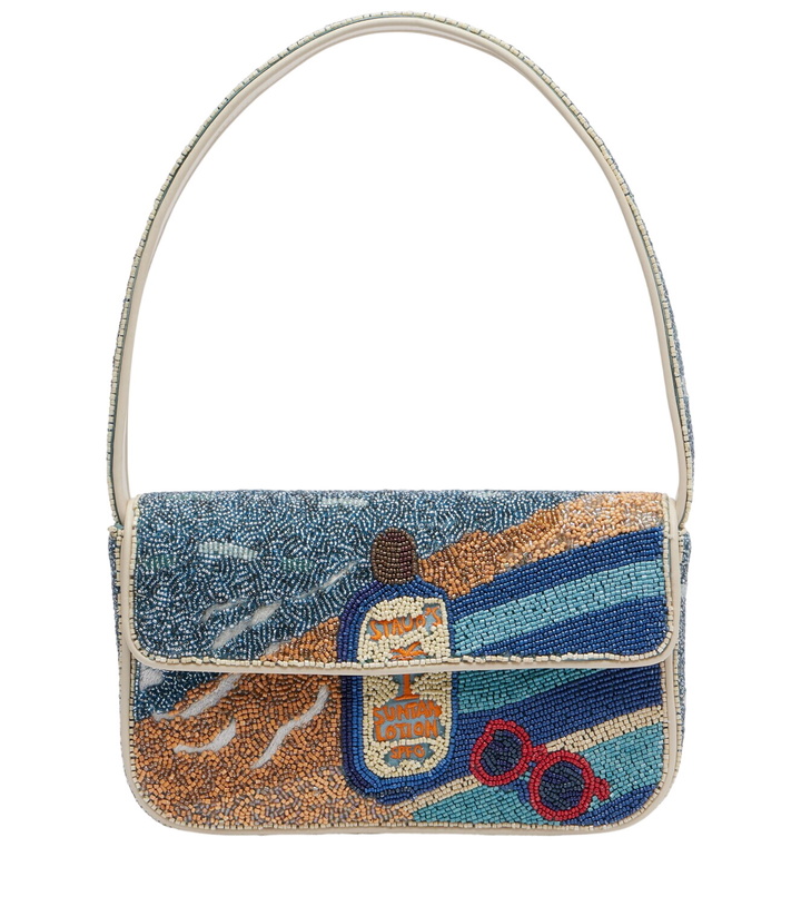 Photo: Staud Tommy beaded shoulder bag