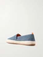 Mulo - Linen Espadrilles - Blue