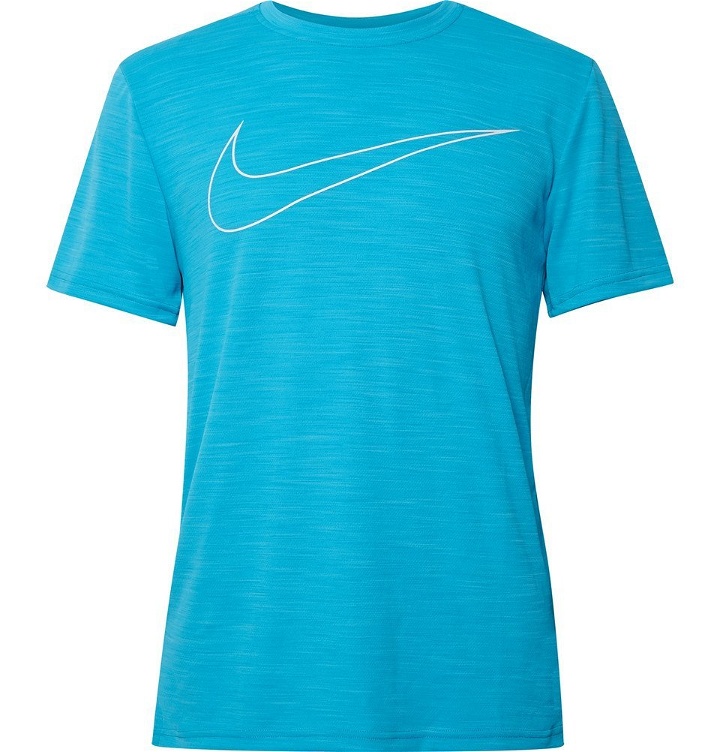 Photo: Nike Training - Superset Logo-Print Dri-FIT T-Shirt - Blue