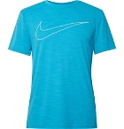 Nike Training - Superset Logo-Print Dri-FIT T-Shirt - Blue