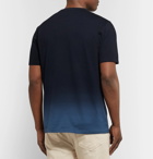Theory - Essential Dip-Dyed Pima Cotton-Jersey T-Shirt - Midnight blue