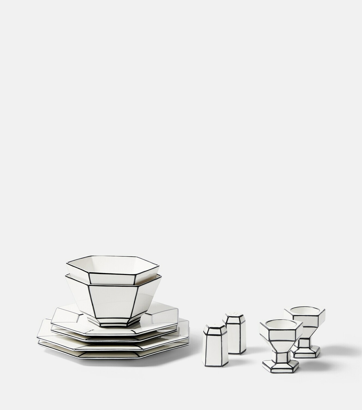 Serax Carte Blanche porcelain breakfast set by Annebet Philips
