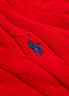 Polo Ralph Lauren Cable-knit Cotton Jumper Red