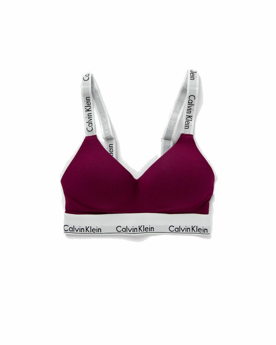 Photo: Calvin Klein Underwear Wmns Lght Lined Bralette (Avg) Purple - Womens - (Sports ) Bras