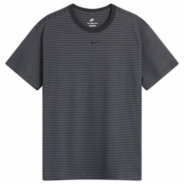 Photo: Nike Women's NSW Stripe T-Shirt in Black