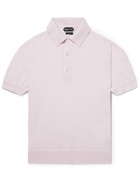 TOM FORD - Cashmere and Silk-Blend Polo Shirt - Pink