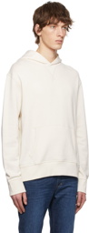 Ralph Lauren Purple Label Off-White Cotton Hoodie