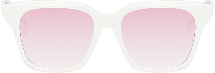 Photo: Givenchy White Square Sunglasses