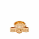 Versace Women's Ring in Versace Gold